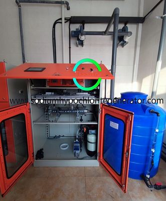 300 G / H Sodium Hypochlorite Generation System Electrolysis Form Brine Salt Solution