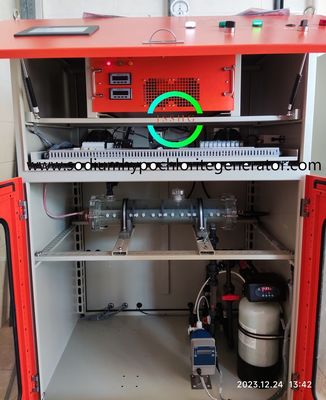 300 G / H Sodium Hypochlorite Generation System Electrolysis Form Brine Salt Solution