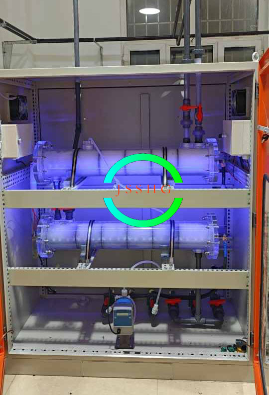 2 kg / h Multi Function Split Type Sodium Hypochlorite Generator Bipolar Electrode